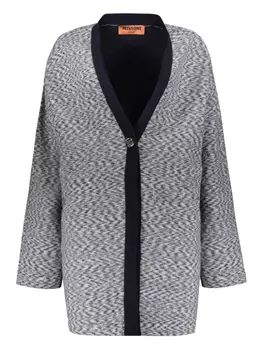 Пальто-кардиган из смесовой шерсти Missoni, серый