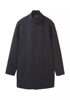 Пальто, карман на молнии, воротник стойка, для мужчин TOM TAILOR, цвет Navy Blue