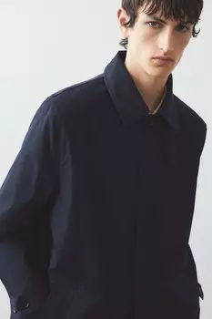 Пальто-Карман обычного кроя H&M, синий