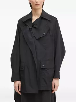 Пальто Kenzo с поясом, черный