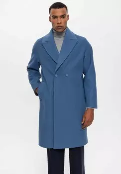 Пальто классическое Double Breasted Antioch, индиго
