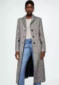 Пальто классическое Mango, кремовый