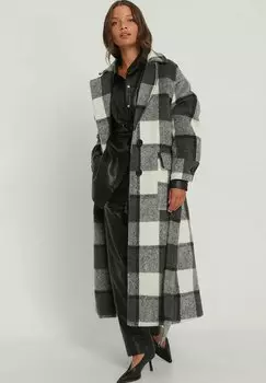 Пальто классическое Na-Kd, черно-белый