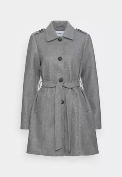 Пальто классическое ONLY Tall, серый