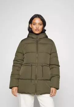 Пальто классическое Selected Femme, зеленый