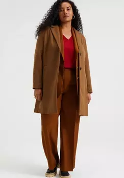 Пальто классическое We Fashion, коричневый