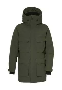 Пальто короткое, капюшон, воротник стойка, мужское DIDRIKSONS, зеленый