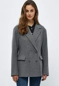 Пальто короткое Minus, темно-серый