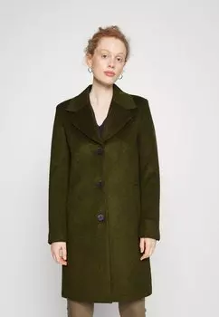 Пальто короткое Selected Femme, зеленый