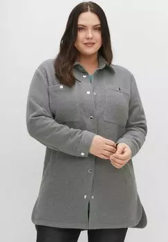 Пальто короткое Sheego, серый