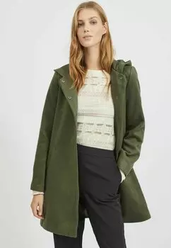 Пальто короткое Vila, темно-зеленый