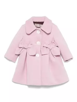 Пальто La Stupenderia с бантами, фиолетовый