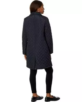 Пальто LAUREN Ralph Lauren DB Quilt Pea Coat, цвет Dark Navy