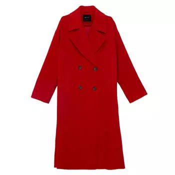 Пальто LCW Vision Jacket Collar Straight, красный