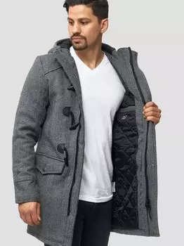 Пальто лиама Indicode, серый