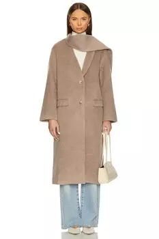 Пальто лондон Astr The Label, коричневый