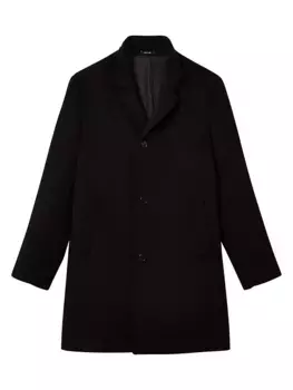 Пальто Loukas из смесовой шерсти Club Monaco, черный