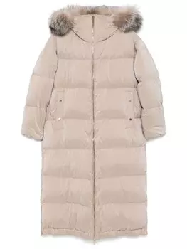Пальто Magda-OS Moorer, нейтральный цвет