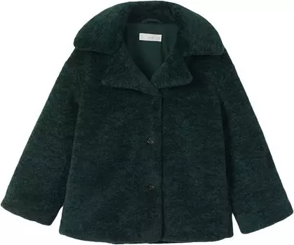 Пальто Mango Arison Coat, цвет Dark Green