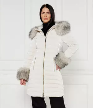Пальто Marciano Guess с мехом, белый