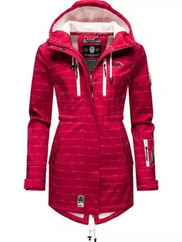 Пальто Marikoo Zimtzicke, цвет fuchsia lines