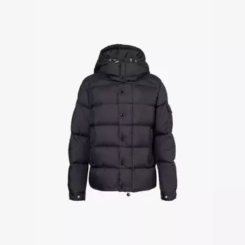Пальто-Мешок классического кроя с фирменной нашивкой Maya 70 Moncler, черный