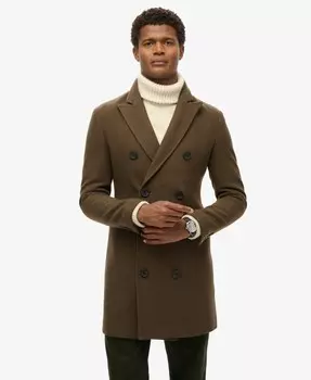 Пальто межсезонное Superdry, зеленый