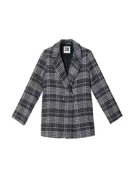 Пальто межсезонное THE-ARE, черный/белый