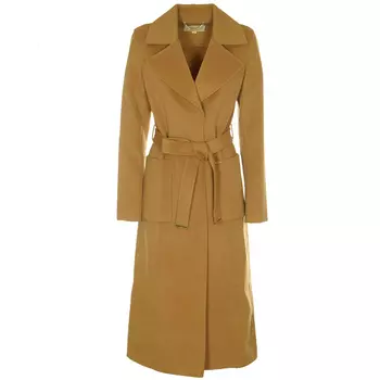 Пальто Michael Kors Belted Long, светло-коричневый