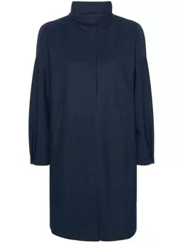 Пальто миди First-Act Pef Herno, синий