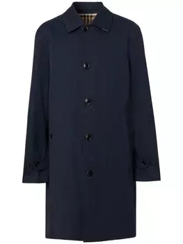 Пальто миди Paddington Heritage Burberry, синий