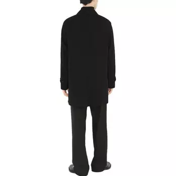 Пальто мужское черное Burberry, черный