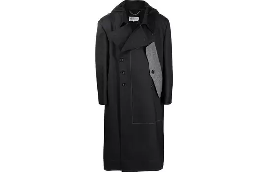 Пальто мужское черное Maison Margiela, черный
