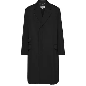 Пальто мужское черное Maison Margiela, черный