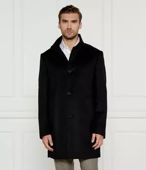 Пальто мужское Joop! с добавлением кашемира, черный