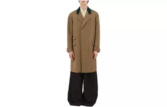 Пальто мужское коричневое Maison Margiela, коричневый