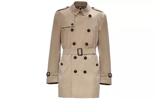 Пальто мужское медового цвета Burberry, цвет Honey