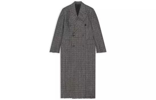 Пальто мужское серое Balenciaga, серый