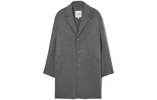 Пальто мужское серое Cos, серый
