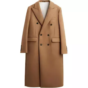 Пальто Мужское Загар Zara, цвет Tan
