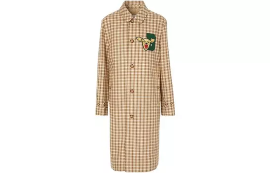 Пальто мужское желтое Burberry, желтый