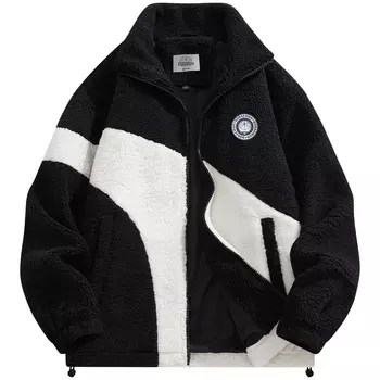 Пальто на бархатной основе осень-зима унисекс Doraemon, Coffee