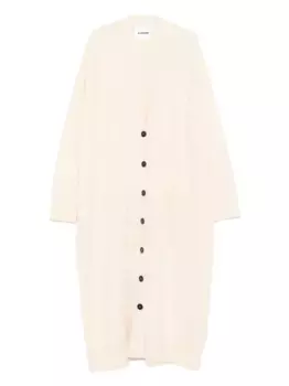 Пальто на пуговицах JIL SANDER, нейтральный