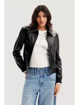 Пальто на размер Desigual, черный