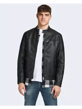 Пальто на размер Jack&Jones, черный