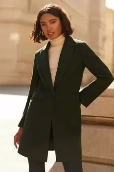 Пальто на заказ с одной пуговицей Friends Like These, зеленый