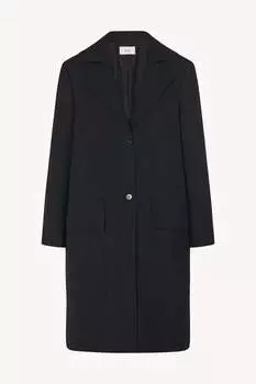 Пальто Nat из натуральной шерсти The Row, черный