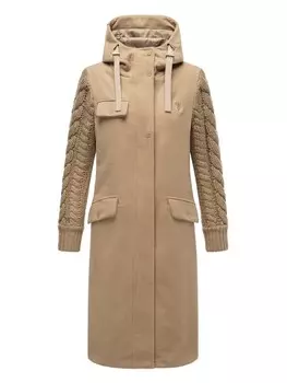 Пальто Navahoo Knit Babe 14, цвет sand beige