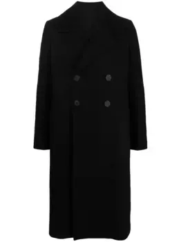 Пальто New Bell из вирджинской шерсти Rick Owens, черный