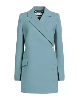 Пальто Off, пастельный синий